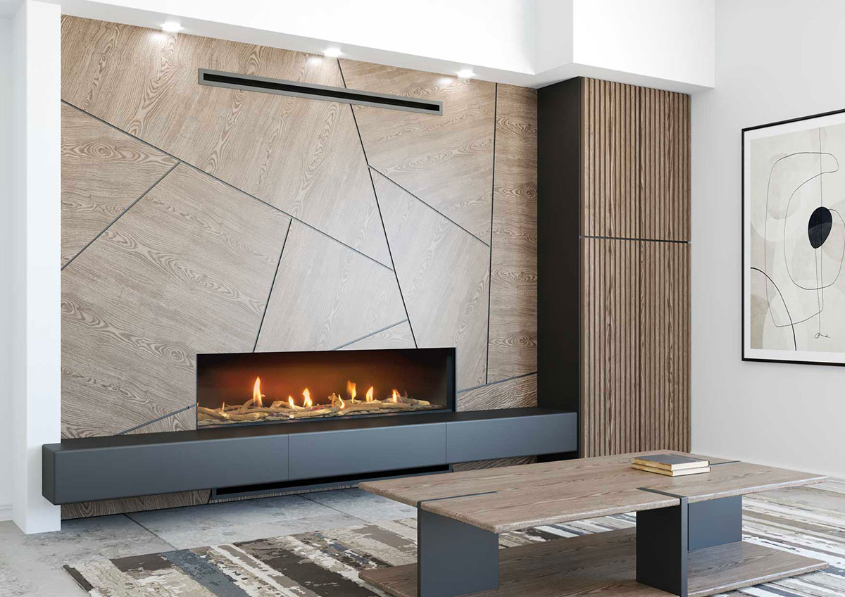 Insert Gaz Flammes Realistes Chalet Combloux